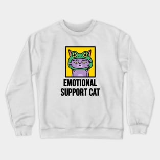 Support Cat Crewneck Sweatshirt